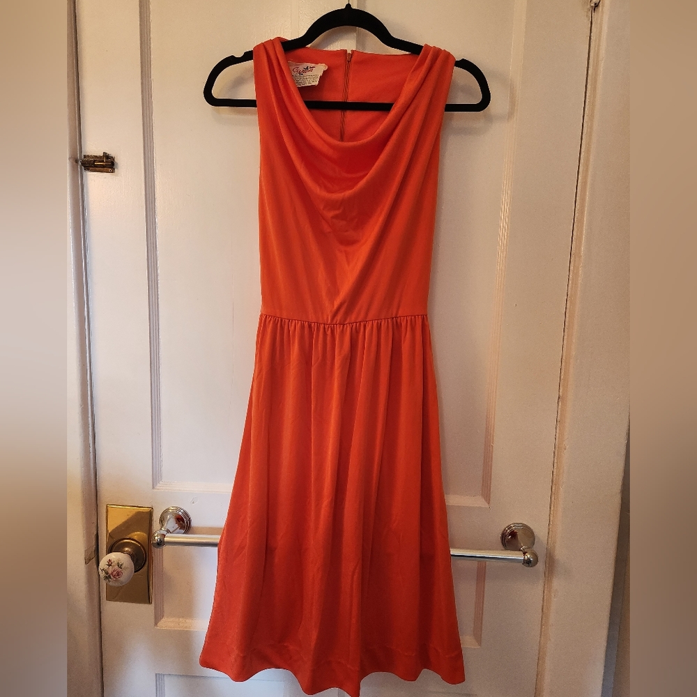 🧡70s Orange Dress🧡